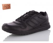 кроссовки мужские restime, модель PMO20145 black демисезон