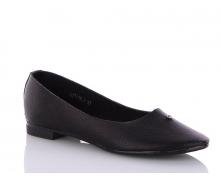 балетки женские QQ Shoes, модель KJ1108-1 black уценка демисезон
