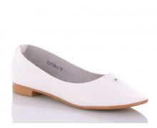 балетки женские QQ Shoes, модель KJ1108-2 white демисезон