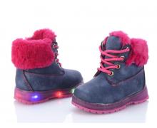 ботинки детские Style-baby-Clibee, модель NN9115 blue зима