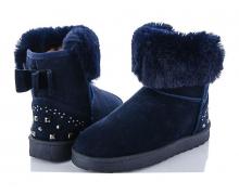 угги женский Class-shoes, модель 6877-3 синий зима