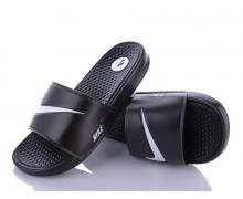 шлепанцы подросток Onur, модель Nike01 black лето