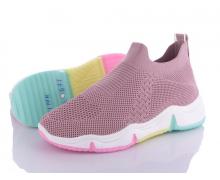 слипоны женские Ok Shoes, модель YM671 pink лето