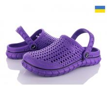 кроксы женские Vladimir, модель Krok С62 фиолет  лето
