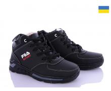 ботинки подросток Paolla, модель 1Д-3 FL черн-син зима