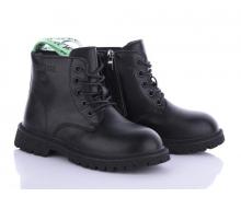 ботинки детские VIOLETA, модель Y90-0279B black-green демисезон