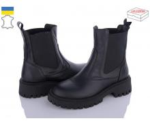 ботинки женские Viscala, модель 27906-DA4 чорний зима демисезон