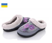 тапочки женские Slipers, модель T01 сірий зима