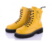 Ботинки женские Ailaifa, модель 9693 yellow демисезон