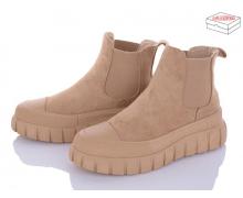 ботинки женские QQ Shoes, модель BK50 khaki демисезон