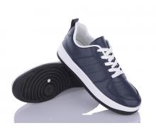 кроссовки подросток Ok Shoes, модель 105 blue-white демисезон