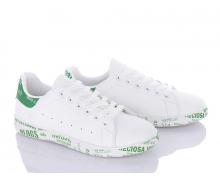 кроссовки женские VIOLETA, модель 9-782 white-green демисезон