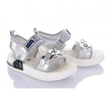 босоножки детские Ok Shoes, модель A2379 silver лето