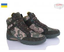 ботинки мужские Lvovbaza, модель Sigol Б9 хакі хутро зима