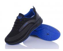 кроссовки подросток VIOLETA, модель 197-141 black-blue демисезон