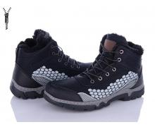 ботинки мужские Baolikang, модель MX6637 black зима