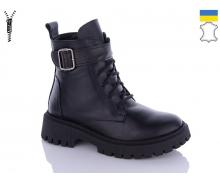 ботинки женские Sali, модель 309 чорний к зима зима