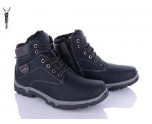 ботинки мужские Baolikang, модель MX2303 black зима
