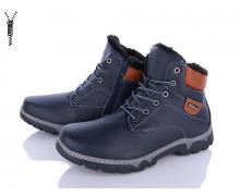 ботинки мужские Baolikang, модель MX2303 navy зима