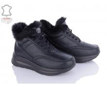 ботинки женские Jessica, модель 1101-1 black зима