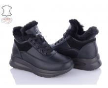 ботинки женские Jessica, модель 1101-2 black зима