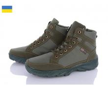 ботинки мужские Lvovbaza, модель Sigol Б8 термо оливковий зима