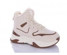 Кроссовки женские ABA2, модель MYP01 beige-brown зима