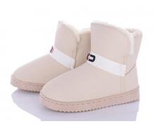 угги детские Ok Shoes, модель A306 beige зима