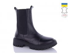 ботинки женские Sali, модель 367 чорний к зима зима