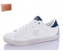 Кеды женские restime, модель JWB24037 white-navy демисезон