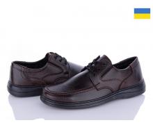 Туфли мужские Lvovbaza, модель Roksol Т2 коричневий демисезон