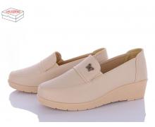 туфли женские Minghong, модель 799 beige демисезон