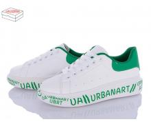 кроссовки женские Wei Wei, модель SS1013 white-green демисезон