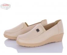 туфли женские Minghong, модель 798 beige демисезон