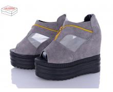 Туфли женские Summer shoes, модель 8012-2 grey лето