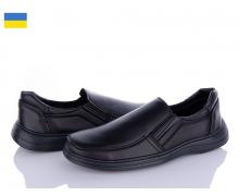 туфли мужские Kindzer, модель Yulius K3 чорний демисезон