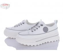 кроссовки женские Ailaifa, модель W01 white-grey демисезон