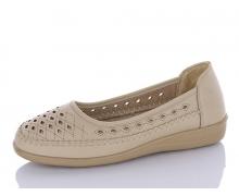туфли женские Yuemingzu, модель 509 beige лето