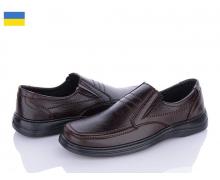 Туфли мужские LVOVBAZA, модель Roksol T1 коричневий демисезон