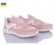 кроссовки женские LVOVBAZA, модель Paolla W02 рожевий лето