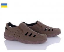 туфли мужские Kindzer, модель Yulius W82 коричневий лето