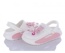 кроксы женские Shev Shoes, модель 9010B white лето