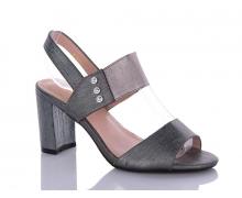 Босоножки женские QQ Shoes, модель 815-27 d.grey лето