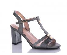 Босоножки женские QQ Shoes, модель 815-29 d.grey лето