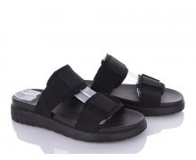 Шлепки женские Summer shoes, модель H789 black лето