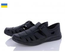туфли мужские LVOVBAZA, модель Comfort Б8 чорний лето