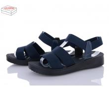 Босоножки женские QQ Shoes, модель H5337 blue батал лето