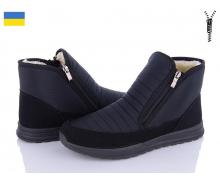 Ботинки мужские LVOVBAZA, модель Progress 4236-1 чорний зима