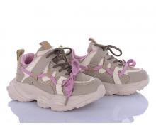 кроссовки детские VIOLETA, модель G37-Z2505 beige-pink демисезон