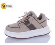 кроссовки детские Clibee-Apawwa, модель LC982 khaki-brown демисезон